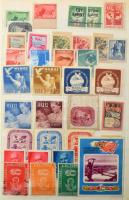 Sok száz darabos parafilatélia tétel: reklámbélyegek, pecsétbélyegek, levélzárók, adománybélyegek, t...