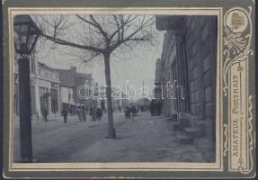 cca 1880 Orsova keményhátú fotó/ Orsova vintage photo (15x11 cm)