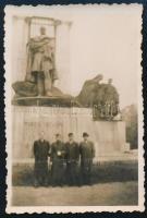 1934 Budapest, Tisza István szobor a Kossuth téren, 9×6 cm
