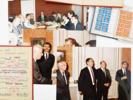 Dr. Dobos János rendőr ezredes, kriminalista, a Kék fény c. TV-műsor sztárjának iratai, fotók, oklev...