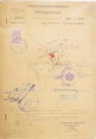 1938-44 Bp., helyszínrajz a XII. ker., Miasszonyunk útja (később Meredek u.) 38 sz. alatti telekről ...