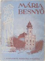 1939 Máriabesnyő kegyhely, képes ismertető füzet zarándokok számára. A Kapucinus Rendház kiadása. Vác, Kapisztrán-ny., 16 p. Kiadói paíprkötés, borító és gerincen apró sérülésekkel,