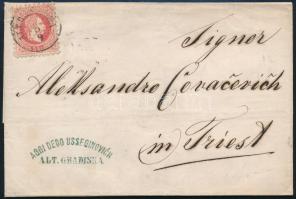 1870 5kr levélen ALT(GRADIS)KA - Triest