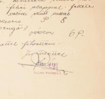 1933 Kecskemét, Tóth János reklám és cégtáblafestő fejléces számla a Középmagyarországi Automobil és...