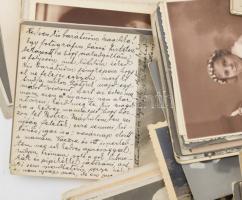 cca 1900-1920, 70 darab fotólap