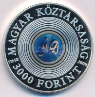 2000. 3000Ft Ag "Gábor Dénes" kapszulában T:PP Adamo EM166