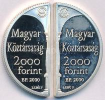 2000. 2000Ft Ag "Lorántffy Zsuzsanna / Sárospatak" (2xklf) kapszulában T:AU (PP) ujjlenyom...