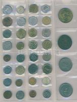 Átlagon felüli jó világpénz tétel 797db, régi és új, benne sok tengerentúl, Német 3. Birodalom, jobb...