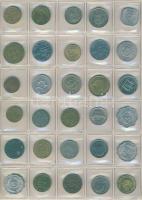 Átlagon felüli jó világpénz tétel 797db, régi és új, benne sok tengerentúl, Német 3. Birodalom, jobb...