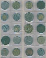 Átlagon felüli jó világpénz tétel 797db, régi és új, benne sok tengerentúl, Német 3. Birodalom, jobb...