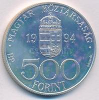 1994. 500Ft Ag "Integráció az Európai Unióba" T:PP ujjlenyomat, patina
Adamo EM130