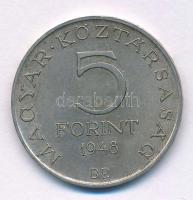 1948. 5Ft Ag "Petőfi" T:AU patina Adamo EM1