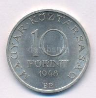 1948. 10Ft Ag "Széchenyi" T:AU patina Adamo EM2