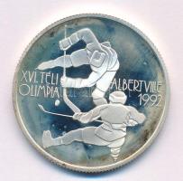 1989. 500Ft Ag XVI. Téli Olimpia-Albertville 1992 T:PP patina, folt  Adamo EM111