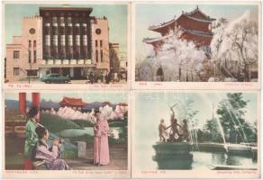 Pyongyang, Pjongjang; - 9 db modern Észak-koreai képeslap / 9 modern North Korean postcards