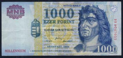 2000. 1000Ft "Millenium" T:II/III
