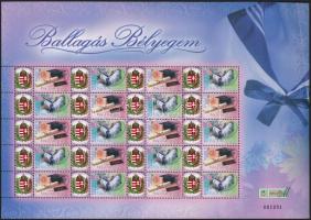 2007 Ballagás bélyegem (I.) - Matrózblúz - Magyar címer megszemélyesített teljes ív (14.500) (törés / folded)