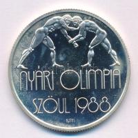 1987. 500Ft Ag "Nyári Olimpia - Szöul 1988" T:PP karc, patina Adamo EM99