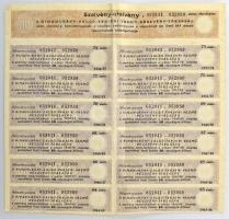 Budapest 1925. "Rimamurány-Salgó-Tarjáni Vasmű Részvény-Társaság" 10db részvénye egyben, e...