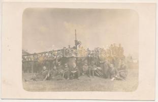 Sáros, Soars (?); Román katonák csoportja / Romanian military, group of soldiers. photo (fl)