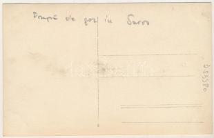 Sáros, Soars (?); Román katonák csoportja / Romanian military, group of soldiers. photo (fl)