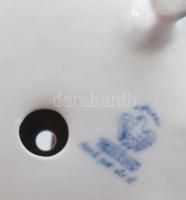 Aquincum aquazur teknős. Terv: Ősz Szabó Antónia. Jelzett, hibátlan, h: 8,5 cm