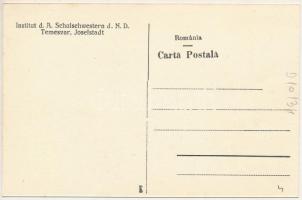 Temesvár, Timisoara; Josefstadt, Institut d. A. Schulschwestern d. N. D. / Józsefvárosi iskolanővére...