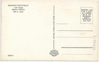 Marosfő, Izvoru Muresului; téli sport, síelők. Siesta pensio kiadása / winter sport, skiers