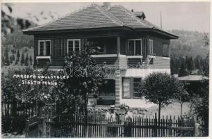 Marosfő, Izvoru Muresului; Siesta pensio, üdülőtelep / holiday resort, hotel. Lőrincz fényképész (Gyergyószentmiklós) photo