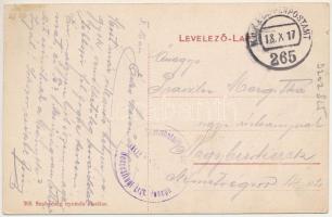 1917 Nyárádszereda, Miercurea Nirajului; Bocskay (Bocskai) szobor. Szabadság nyomda kiadása / monume...