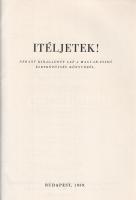 Ítéljetek! Néhány kiragadott lap a magyar-zsidó életközösség könyvéből. (Szerkesztette: Vida Márton....