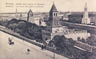 Moscow Kremlin with barge