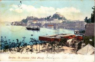 1899 (Vorläufer) Corfu, Corfou, Kerkyra; La citadelle (Cote Nord) (fl)