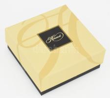 Herendi Vienna Rose Grand - Platinum mintás ékszeres tálka. Jelzett, hibátlan, certifikáttal, díszdo...