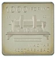 2011. 1000Ft Cu-Ni "Jedlik Ányos - a Dinamó-elv leírója" kapszulában T:PP Adamo EM236