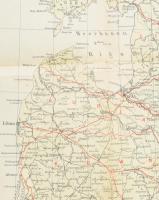 Hölzel's Handkarte von Wet Russland. 60x60 cm cca 1916