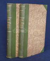 Biedermann, Gustav: Die Wissenschaft des Geistes. Die Naturwissenschaft. I-II. Theil. (Philosophie als Begriffswissenschaft I-II.) [Két kötetben.] [Prága], Prag, 1878. Verlag von F. Tempsky (Druck von Stopp &amp; Hempel in Tetschen-Bodenbach). XXXIII + [1] + 352 p.; XXXXIII + [1] + 405 + [1] p. Gustav Biedermann (1815-1890) cseh orvos és filozófiai író fő munkája, a Philosophie als Begriffswissenschaft (A filozófia, mint fogalmi tudomány) 1878-1880 között három részbenjelent meg. A munka első két kötetében a szellemtudományok és a természettudományok rendszerét foglalja a hagyományos német spekulatív filozófia keretébe. Egységes, aranyozott gerincű korabeli félvászon kötésben, márványmintás festésű lapszélekkel. Jó példány.