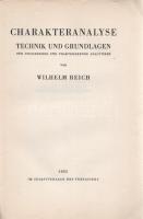 Reich, Wilhelm:
Charakteranalyse. Technik und Grundlagen für studierende und praktizierende Analyti...