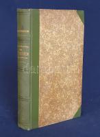 Hartenstein, G[ustrav]:  Die Grundbegriffe der ehtischen Wissenschaften. Dergestellt von G. Hartenstein.  [Lipcse] Leipzig, 1844. F. A. Brockhaus (Druck von F. A. Brockhaus). XVIII + 574 + [2] p. Első kiadás.  Gustav Hartenstein (1808-1890) német filozófiai író, lipcsei egyetemi tanár, főkönyvtáros etikai összefoglalása. Az oldalakon enyhe foxing. NDB VII, 710. Ziegenfuss I, 448. p. Aranyozott gerincű, XIX. század második feléből származó félvászon kötésben, márványmintás festésű lapszélekkel. Jó példány.