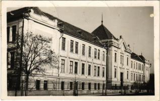 1938 Rimaszombat, Rimavská Sobota; Állami polgári és elemi leány iskola / girl school + &quot;1938 Rimaszombat visszatért&quot; So. Stpl