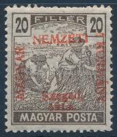 Szeged 1919 Magyar Posta 20f Bodor vizsgálójellel (20.000)