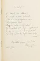 cca 1930 Emlékkönyv rajzokkal