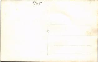 1940 Gyergyószentmiklós, Gheorgheni; Fő tér bevonuláskor, "Soha többé el nem választhatnak!&quo...