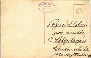 1930 Salgótarján, Csendőriskola, katonák és csendőrök csoportja / Hungarian military, group of soldi...