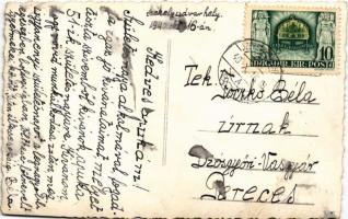 1940 Székelyudvarhely, Odorheiu Secuiesc; bevonulás, Horthy, Essigmann üzlete / entry of the Hungari...