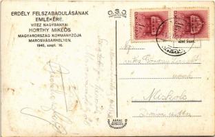 1940 Marosvásárhely, Targu Mures; bevonulás, Horthy, Purgly / entry of the Hungarian troops (fl)