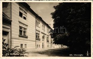 1940 Sepsiszentgyörgy, Sfantu Gheorghe; Spitalul public / kórház / hospital + &quot;1940 Sepsiszentgyörgy visszatért&quot; So. Stpl