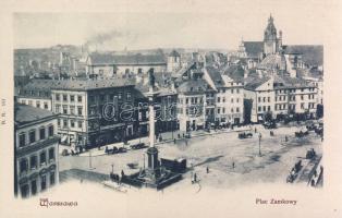 Warsaw courtyard with grocery shop and the shop of Gottfried Szemidy