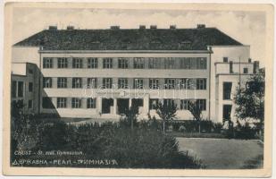 1939 Huszt, Chust, Khust; St. reál. gymnazium / gimnázium / school (EK)