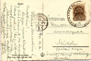 1940 Máramarossziget, Sighetu Marmatiei; Str. Bogdan Voda, Tribunalul / utca, törvényszék, Herman St...